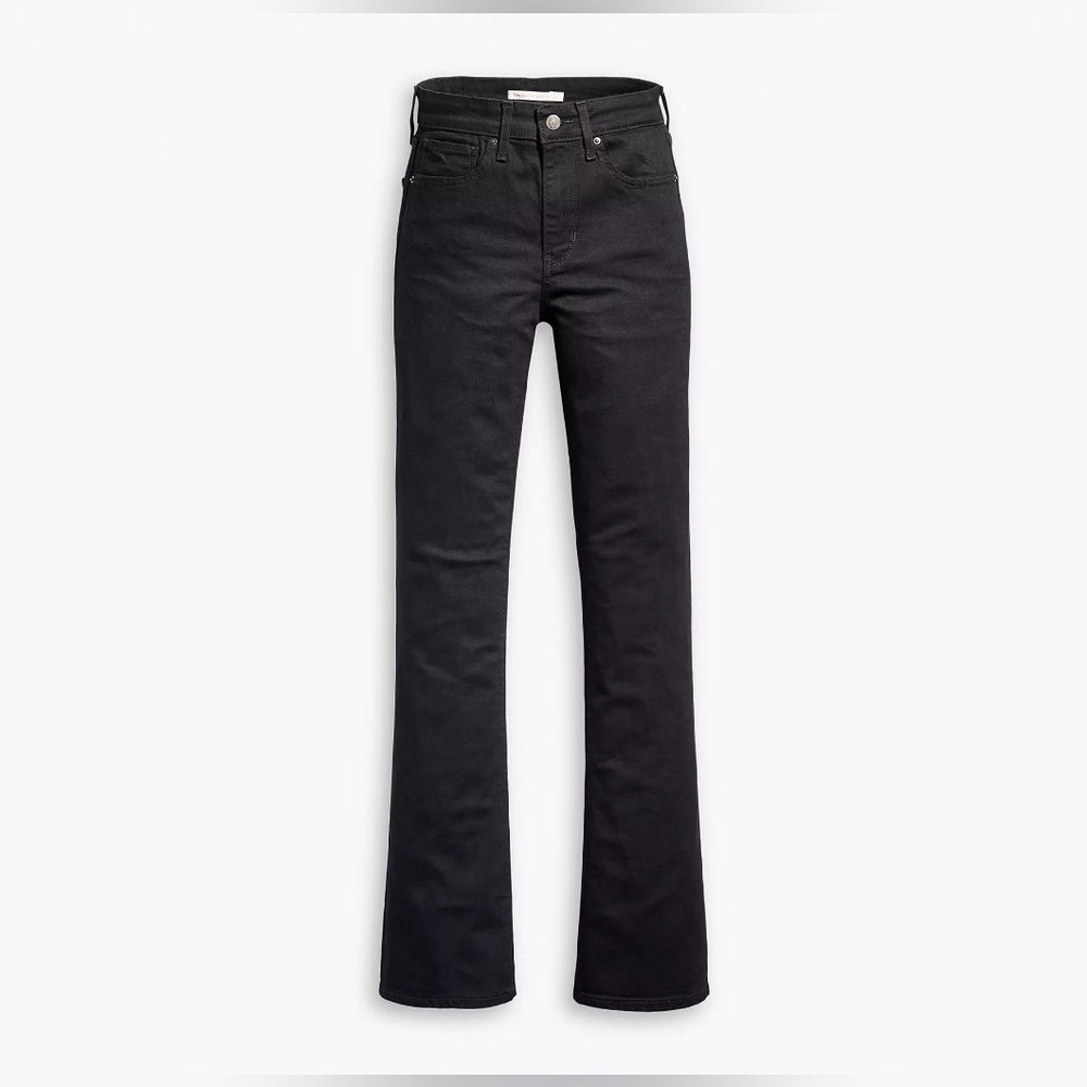 Black High Rise Bootcut Levi Jeans 27